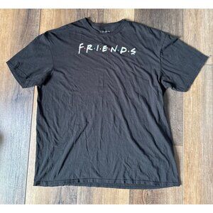 $8 WHEN BUNDLED Friends 2XL Black Short Sleeve Graphic Tee